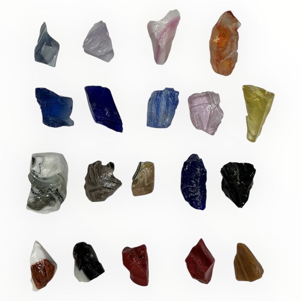 Multicolor‎ Variety Slag Glass Cullet Assortment #6A4